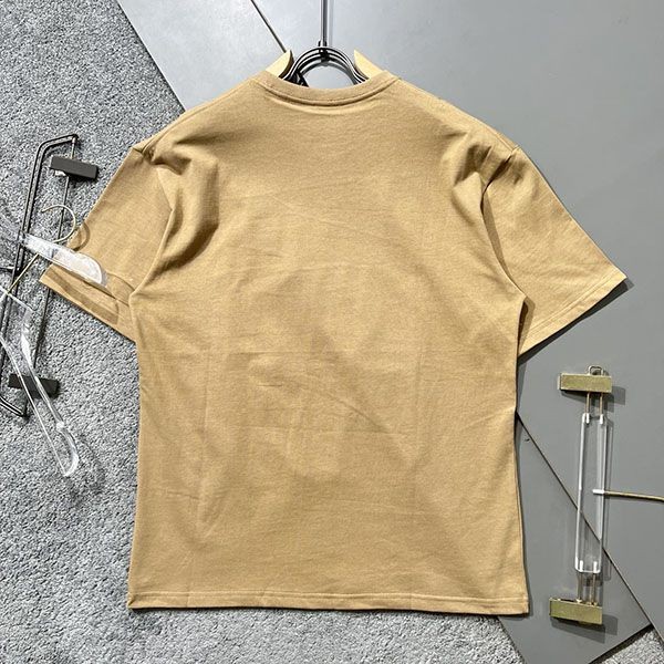 送料無料☆ロエベ★アナグラムバイカラーコットンTシャツ 偽物★ loh13059高い品質