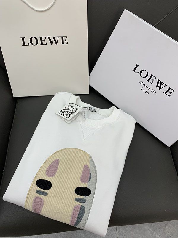 ロエベ×千と千尋の神隠し カオナシ エンブロイダリースウェット loh32716代引きを販売