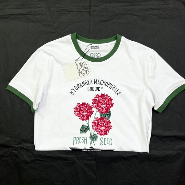 新色☆ロエベ フラワー Tシャツ コピー コットンジャージー S540Y22X29人気