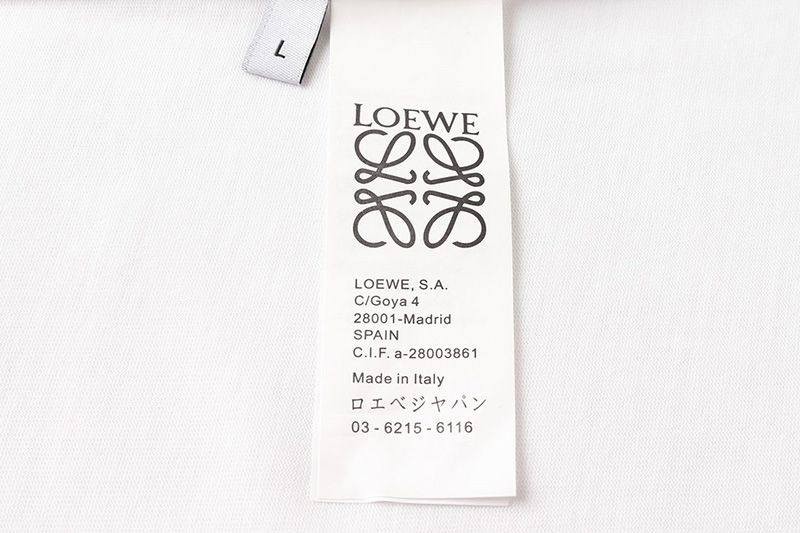 稀少 ロエベ アナグラム Tシャツ コピー loi79646激安送料無料