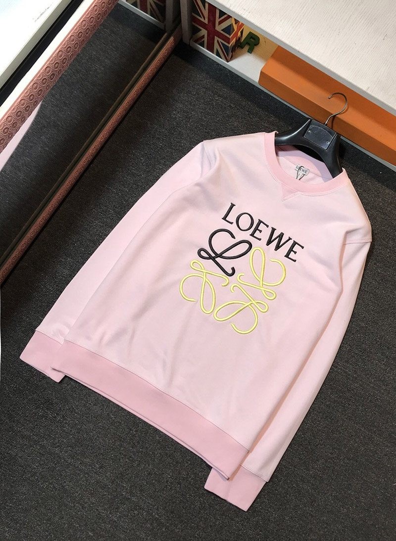★日本!!人気！ロエベ アナグラム エンブロイダリー スウェットシャツ コピー lok02660通販