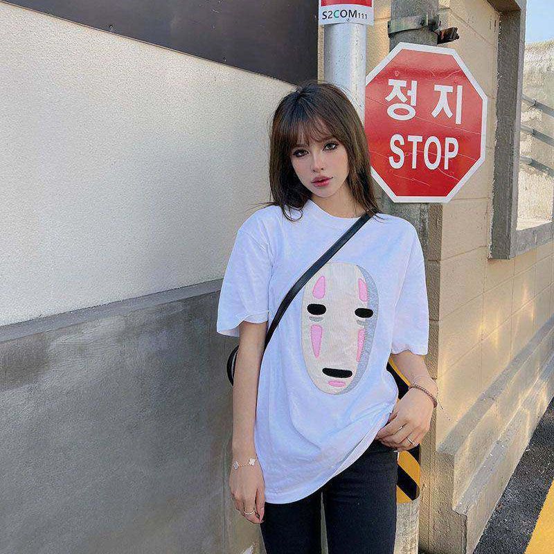 ☆超人気☆【ロエベ×スタジオジブリ】カオナシ クルーネック Tシャツ コピー lol01203最高級