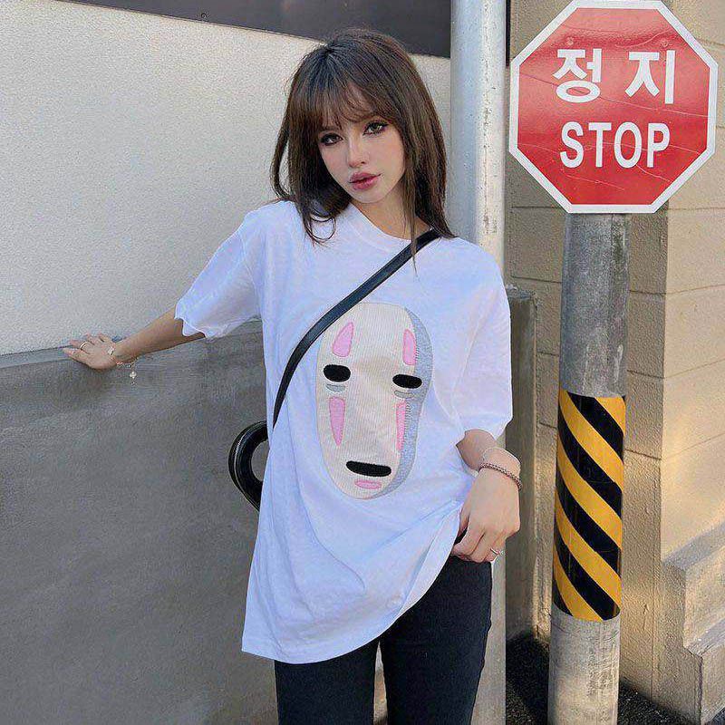☆超人気☆【ロエベ×スタジオジブリ】カオナシ クルーネック Tシャツ コピー lol01203品質保証