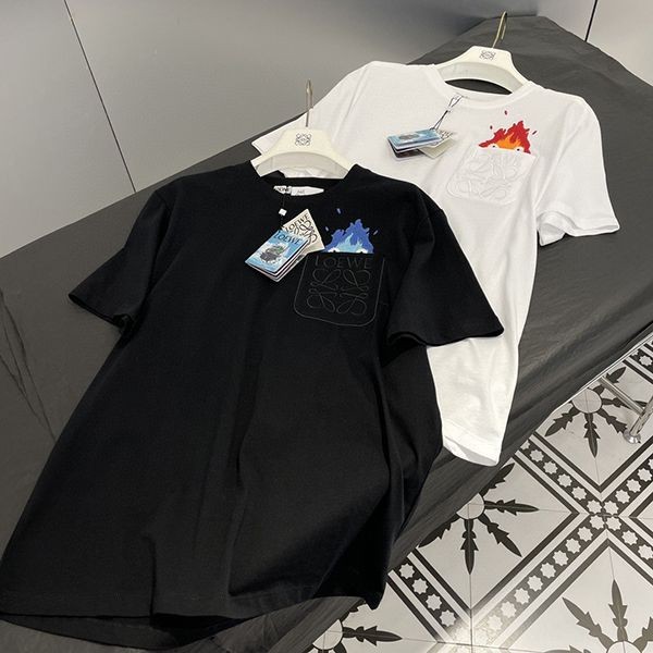 【使い勝手抜群】ロエベ ×ハウルの動く城 コピー カルシファー ポケットTシャツ 2色 lol62003激安送料無料