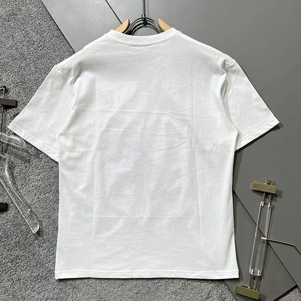 送料無料☆ロエベ★アナグラムバイカラーコットンTシャツ 偽物★ lom46729高い品質