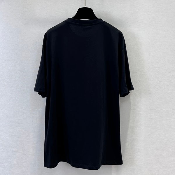 稀少 ロエベ アナグラム プリント Tシャツ コピー loo07613通販