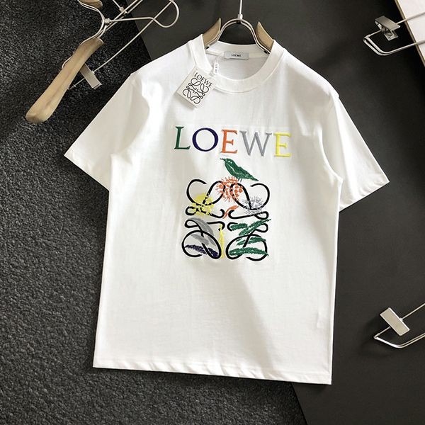 稀少ロエベ アナグラム ハーバリウム 半袖Tシャツ コピー 2色 loo21315高い品質