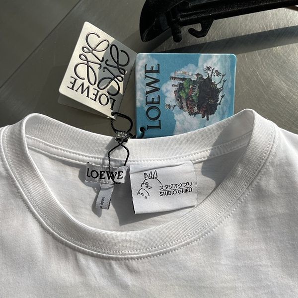 送料無料ロエベ カルシファー Tシャツ 偽物 クルーネック lop49986激安送料無料