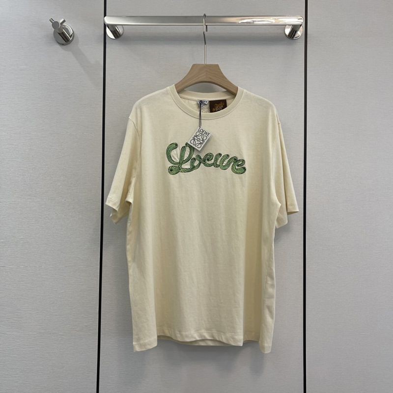 日本未入荷ロエベ サボテンロゴがカワイイシンプル半袖Tシャツ コピー lop93191通販
