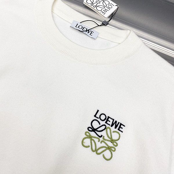 累積売上総額第１位！ロエベ ロゴ入り ウールセーター 偽物 loq26430高い品質