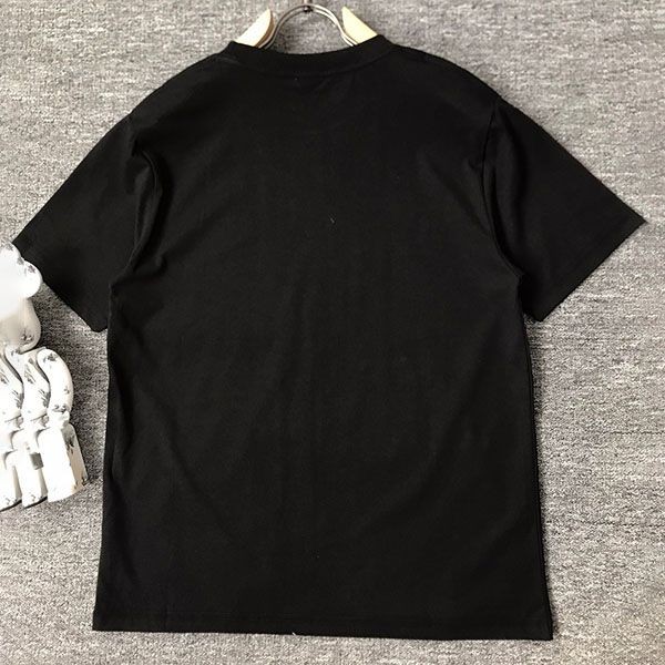 n級品 おすすめ☆ロエベ★アナグラムバイカラーコットンTシャツ 偽物★ loq69071高い品質