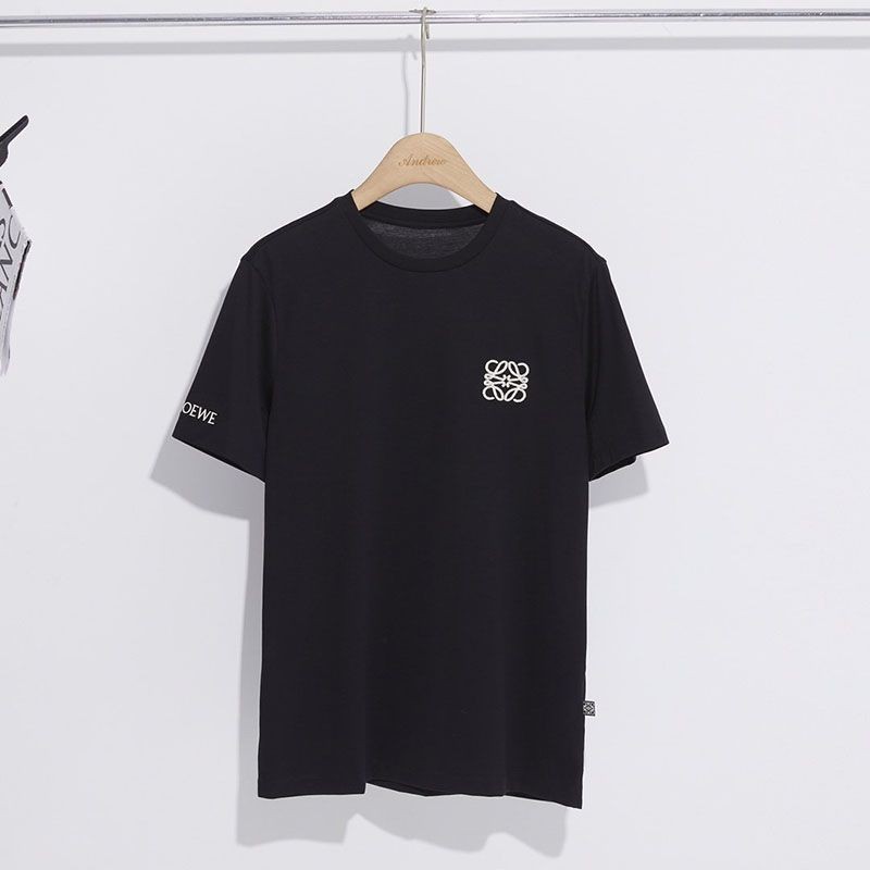 ☆超人気☆ロエベ☆アナグラム ロゴ コットン 半袖Tシャツ コピー lor06706