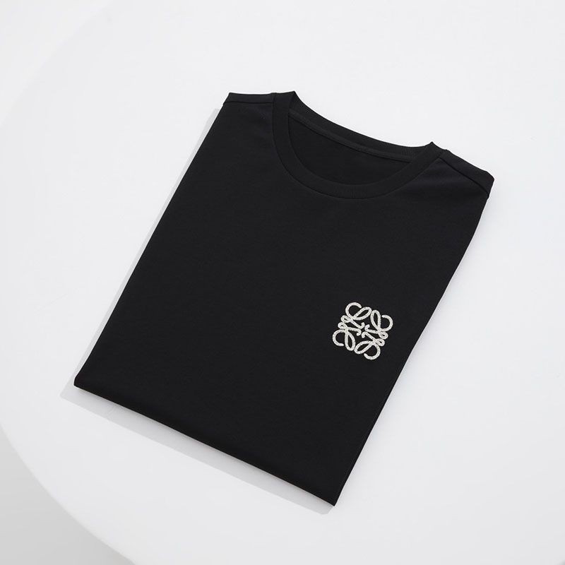 ☆超人気☆ロエベ☆アナグラム ロゴ コットン 半袖Tシャツ コピー lor06706激安送料無料
