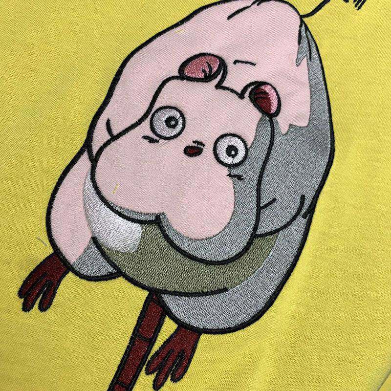 最安値挑戦ロエベ×ジブリ スーパーコピー ハエドリ クルーネックTシャツ lot32147最高級