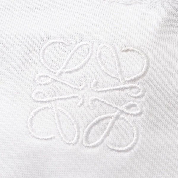大人気!ロエベ Paulas Ibiza コピー ロゴ コットン Tシャツ 半袖 lou14177最高級
