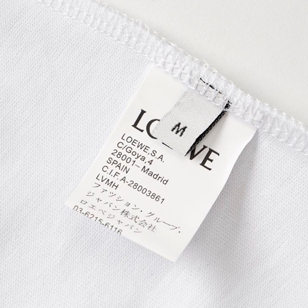 大人気!ロエベ Paulas Ibiza コピー ロゴ コットン Tシャツ 半袖 lou14177代引きを販売