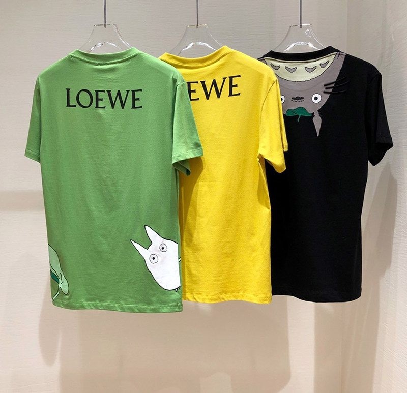 一目惚れ♪可愛い ロエベ トトロ tシャツ 偽物 コラボ コットン lou25310通販