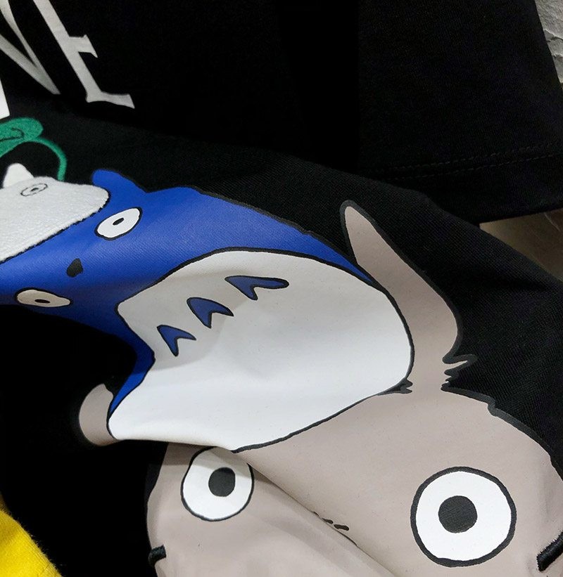 一目惚れ♪可愛い ロエベ トトロ tシャツ 偽物 コラボ コットン lou25310品質保証