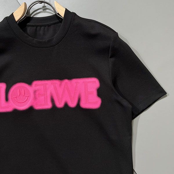 最新でオシャレ☆ロエベ★アナグラムバイカラーコットンTシャツ 偽物★ lou89139通販