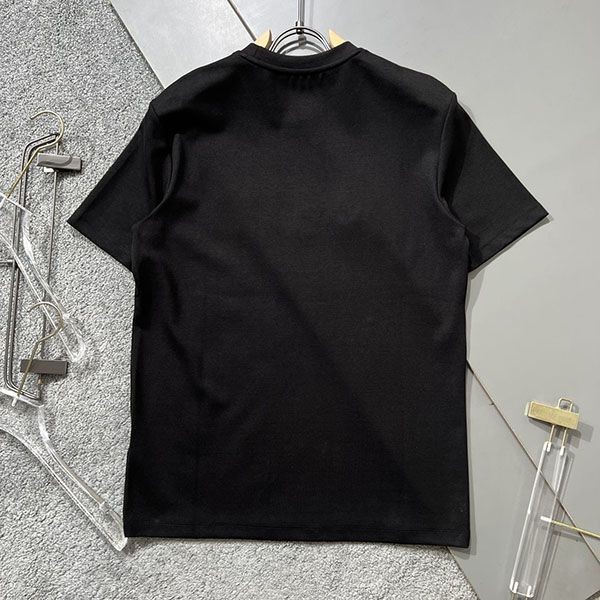 最新でオシャレ☆ロエベ★アナグラムバイカラーコットンTシャツ 偽物★ lou89139高い品質