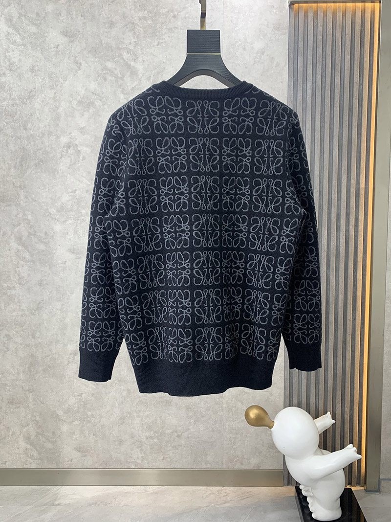 ☆超人気☆ロエベ インターシャ クルーネック セーター lou97123代引きを販売