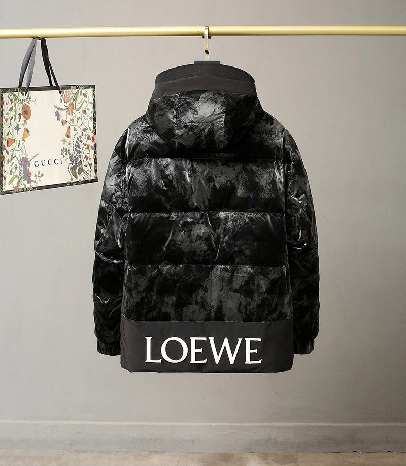 春もの新作 ロエベ コットン フーデッド パファー ダウンジャケット low58287通販