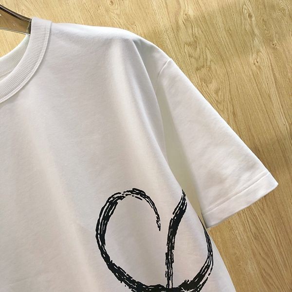 超希少！ロエベ★アナグラム ロゴ コットン 半袖 Tシャツ 偽物 loy21996最高級
