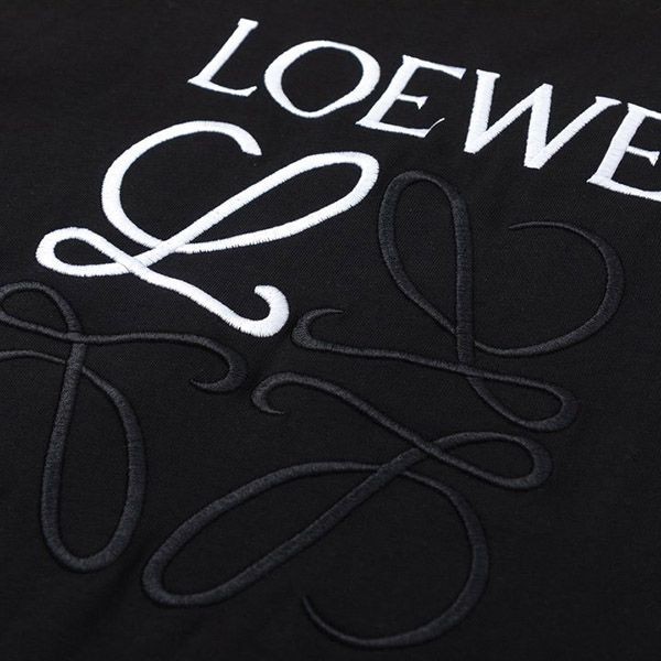 注目★ロエベ アナグラム クラフト Tシャツ 偽物 コットン loz45240高い品質
