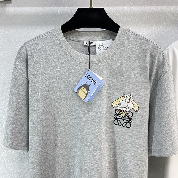 確保済みロエベ ヒン アナグラム Tシャツ コピー クルーネック 2色 loz53590通販