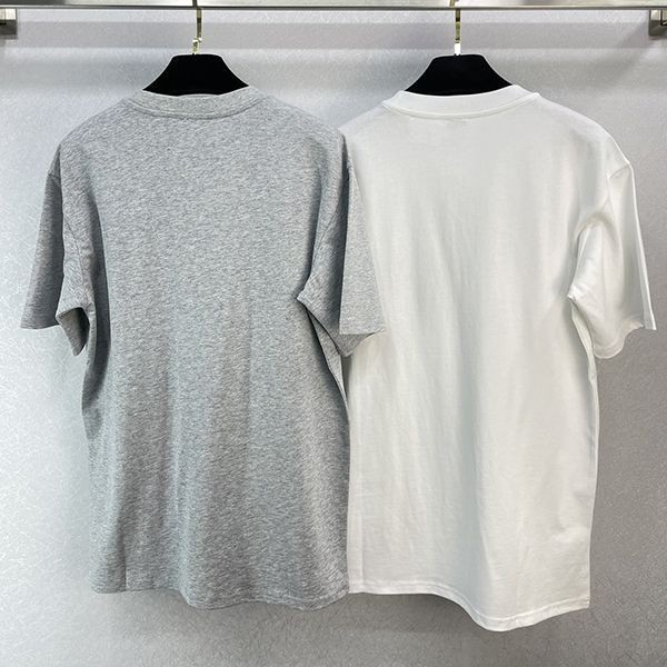 確保済みロエベ ヒン アナグラム Tシャツ コピー クルーネック 2色 loz53590最高級