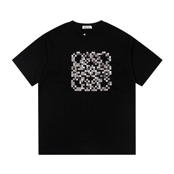 追跡付き 安い ロエベ ピクセル アナグラム Tシャツ loz61188通販