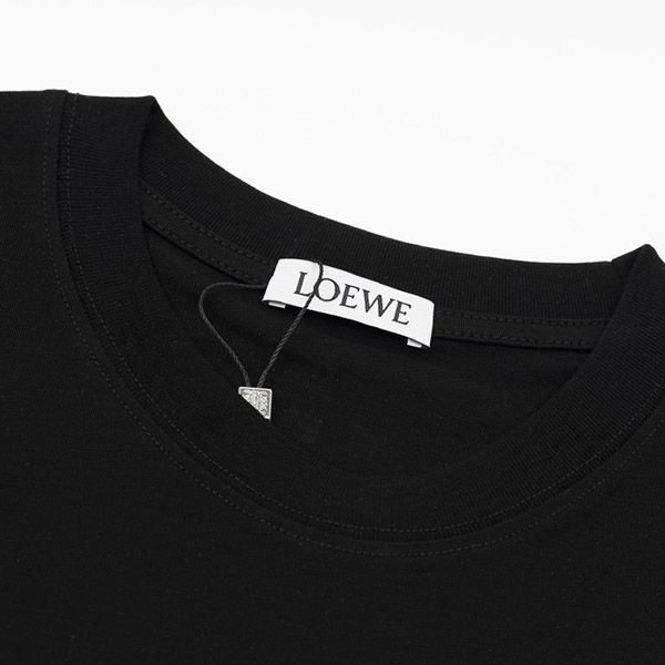 追跡付き 安い ロエベ ピクセル アナグラム Tシャツ loz61188高い品質