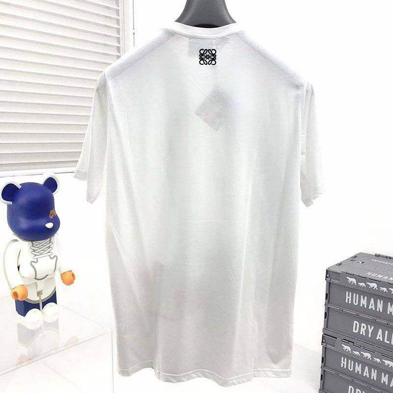 争奪戦[ロエベ] カオナシ コピー オーバーサイズ コットン Tシャツ loz95351通販