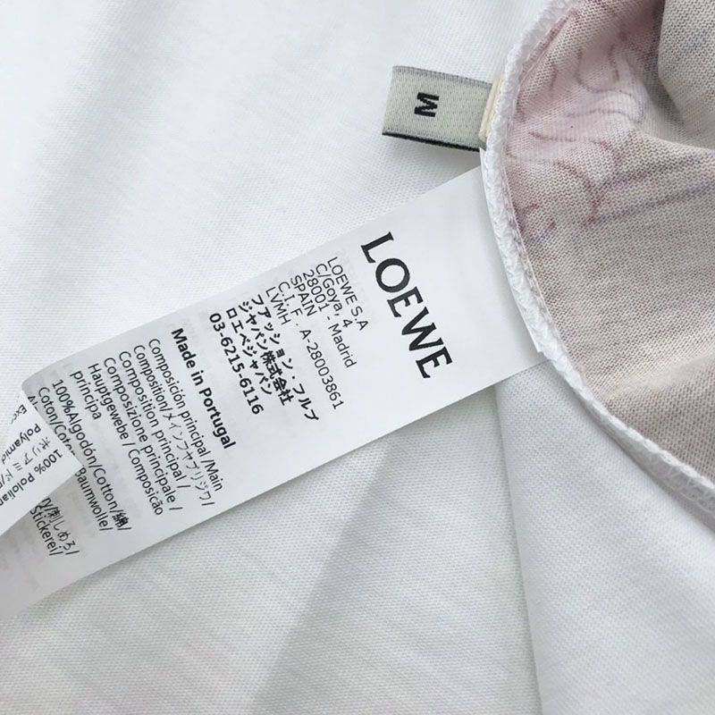 争奪戦[ロエベ] カオナシ コピー オーバーサイズ コットン Tシャツ loz95351最高級