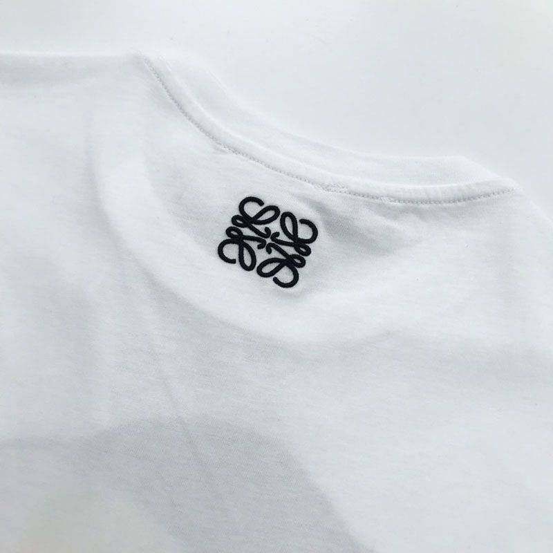 争奪戦[ロエベ] カオナシ コピー オーバーサイズ コットン Tシャツ loz95351N級品