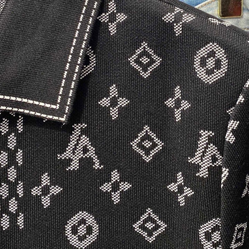 限定希少​ルイヴィトン デニムジャケット コピー NIGO×LV モノグラム ブラック 1A88WRN級品