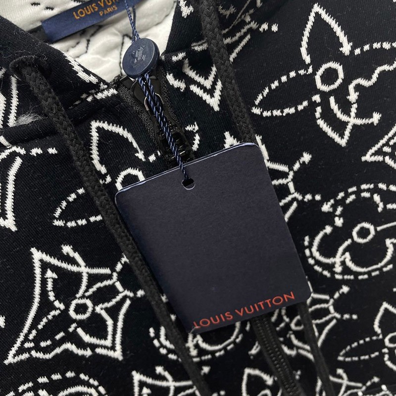 日本未入荷 ルイヴィトン パーカー 偽物 NBAストゥラティージクキルテッドフーディ 1A8X0R人気