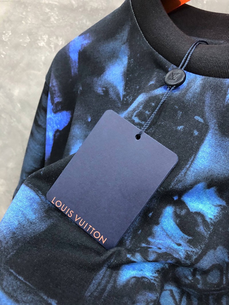 ​ルイヴィトン Tシャツ パロディ ソルトプリント トップス コットン 1A8X1MN級品