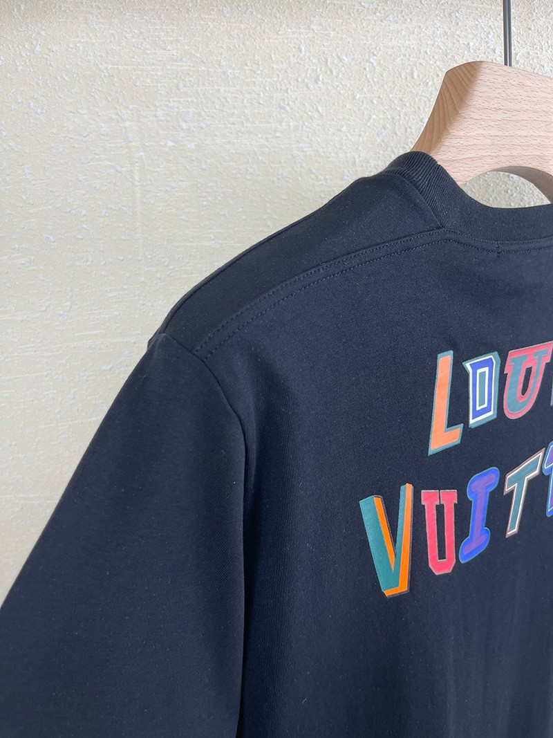★日本!!人気！ルイヴィトン NBA Tシャツ コピー★フロントアンドバックレタープリントT 1A8X8R 1A8X8R人気