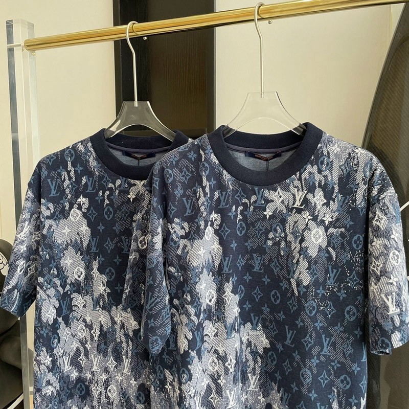 21-22AW ​ルイヴィトン Tシャツ コピー モノグラムタイ & ダイプリンテッド 1A99VL激安送料無料