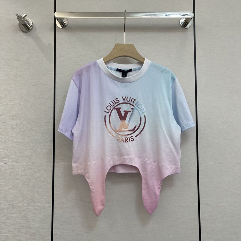 目を惹くカラー ルイヴィトン グラディエントLVサークルセルフタイTシャツ コピー 1A9YF4通販