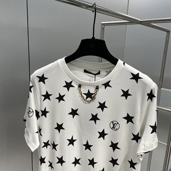 送料込ルイヴィトン スタープリントTシャツ コピー 1AA9WV最高級