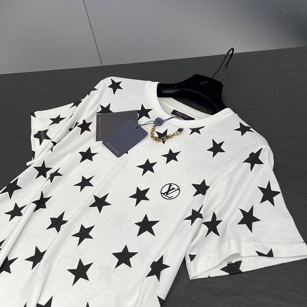 送料込ルイヴィトン スタープリントTシャツ コピー 1AA9WV100%安全に到着