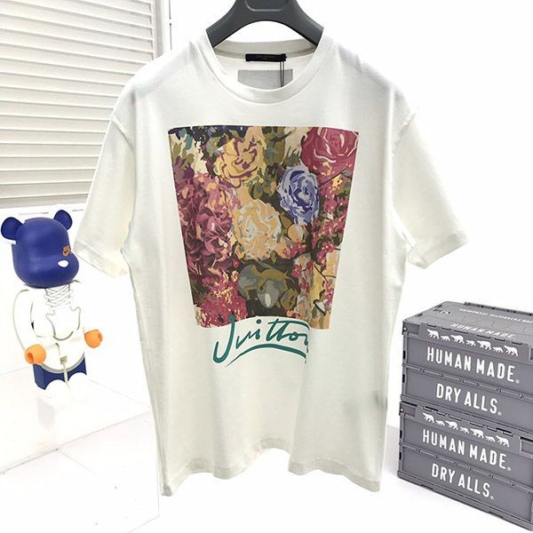 争奪戦​ルイヴィトン フラワータペストリー Tシャツ コピー 1AAGWM高い品質