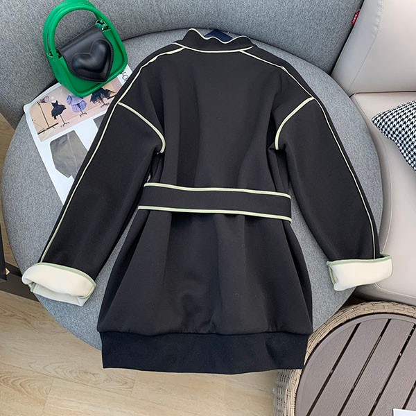 【ゆったり切れる◎】ルイヴィトン グラフィックトリムロングジップアップジャケット 偽物 1AAKKY高い品質