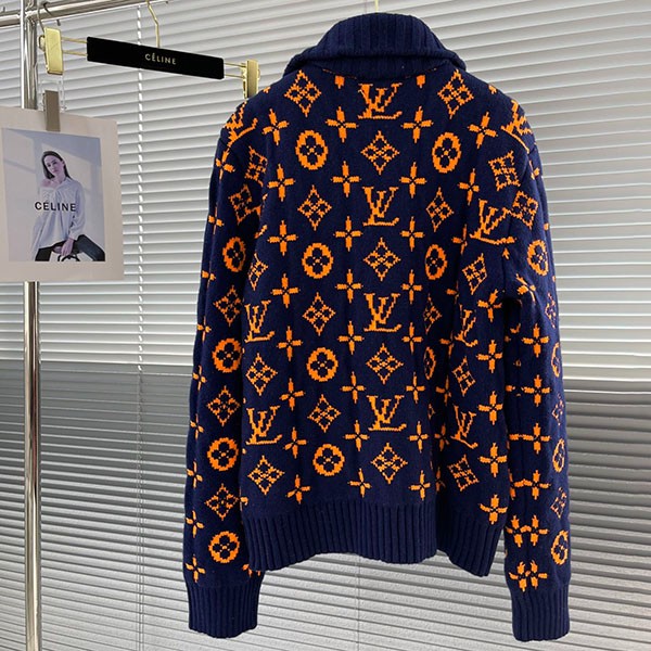入手困難ルイヴィトン コピー カーディガン オレンジ蛍光モノグラム 1AAU8T代引きを販売