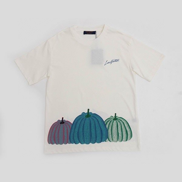 最新でオシャレコラボ ルイヴィトン 草間彌生 Tシャツ パロディ 1AB74Y激安送料無料