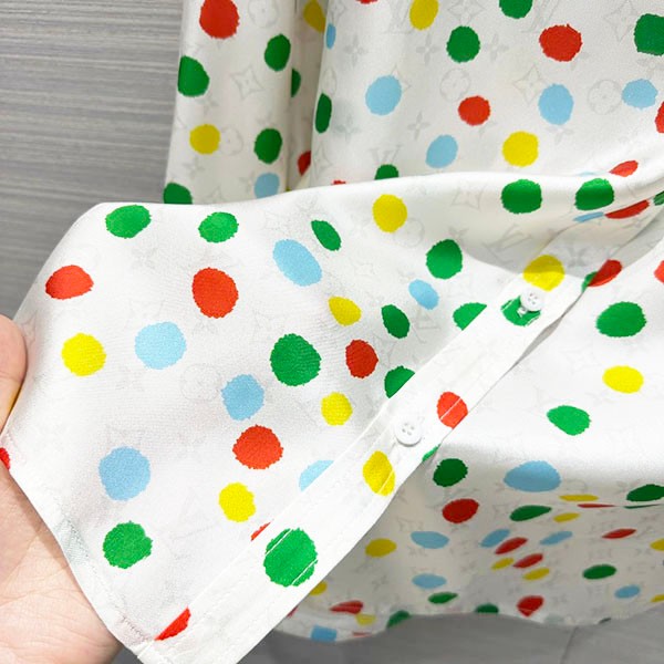 【ルイヴィトン 偽物】LV × YK 草間彌生 ドット マスキュリンシャツ 1AB7ZHN級品