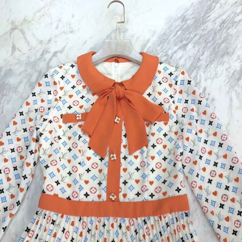 【完売必至】​ルイヴィトン ワンピース コピー☆ チェーンリンクドローストリングドレス o57344激安送料無料