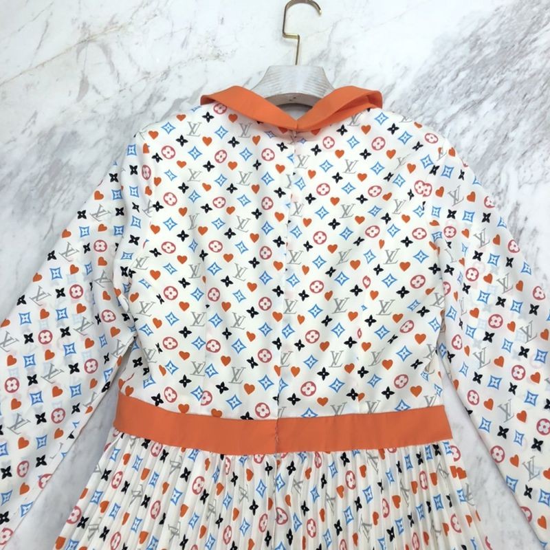 【完売必至】​ルイヴィトン ワンピース コピー☆ チェーンリンクドローストリングドレス o57344人気